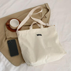Large Capacity Corduroy Tote Hobo Bag Lightweight Shoulder Shopping Bag