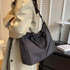 Large Capacity Nylon Tote Bag Heavy Duty Crossbody Bag