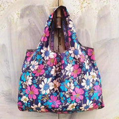 Folding Shopping Bag Travel Tote Large Capacity Reusable Grocery Bag