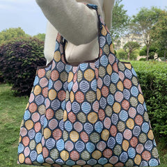 Folding Shopping Bag Travel Tote Large Capacity Reusable Grocery Bag