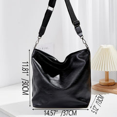 Shoulder Bag Women's Solid Faux Leather Crossbody Bag