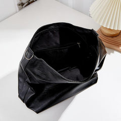 Shoulder Bag Women's Solid Faux Leather Crossbody Bag