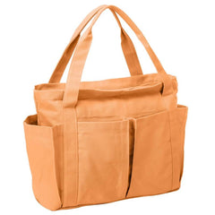 Large Capacity Canvas Tote Bag Solid Beach Handbag Women's Shoulder Bag