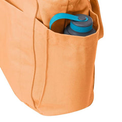 Large Capacity Canvas Tote Bag Solid Beach Handbag Women's Shoulder Bag