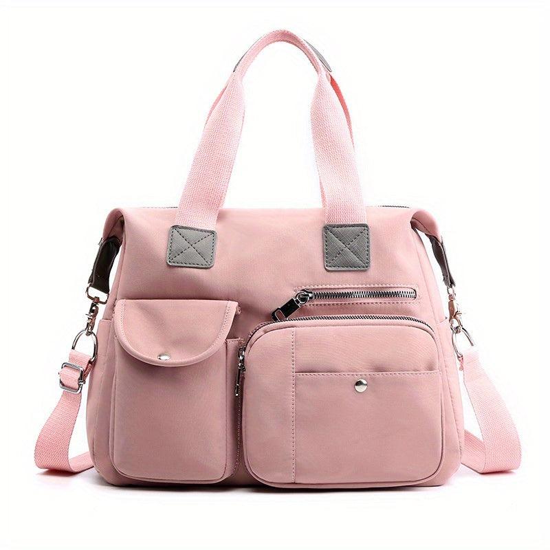 Women's Sports Duffel Bag Zipper Large Versatile Lightweight Gym & Yoga Bag