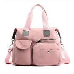 Women's Sports Duffel Bag Zipper Large Versatile Lightweight Gym & Yoga Bag