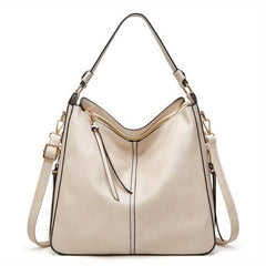 Vintage Large Capacity Hobo Bag PU Satchel Tote