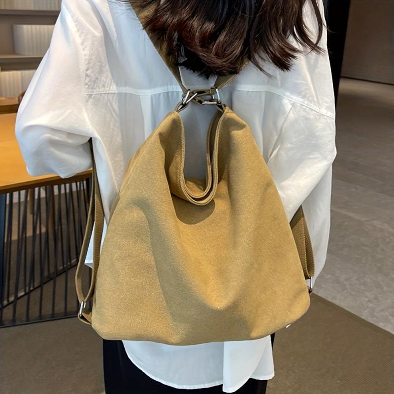 Vintage Canvas Hobo Bag Retro Satchel Tote Women's Handbag