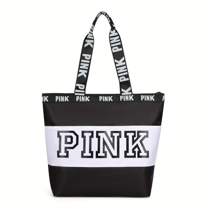Pink Tote Bag for Women Lightweight Waterproof Shoulder Bag