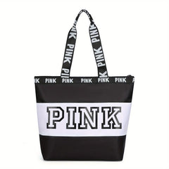 Pink Tote Bag for Women Lightweight Waterproof Shoulder Bag