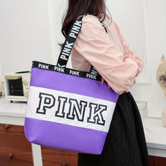 Pink Tote Bag for Women Lightweight Waterproof Shoulder Bag