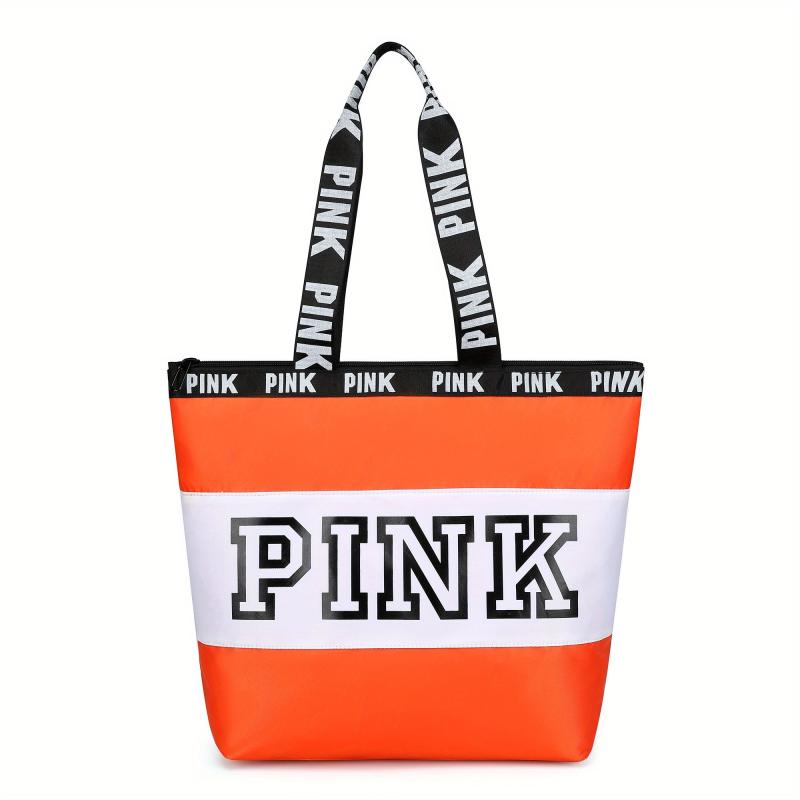 Pink Tote Bag for Women Lightweight Waterproof Shoulder Bag