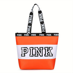 Pink Tote Bag for Women Lightweight Waterproof Shoulder Bag