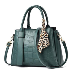 Stone Embossed Crossbody Bag Women's Satchel Purses