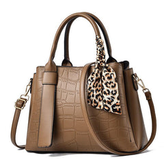 Stone Embossed Crossbody Bag Women's Satchel Purses