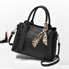 Stone Embossed Crossbody Bag Women's Satchel Purses