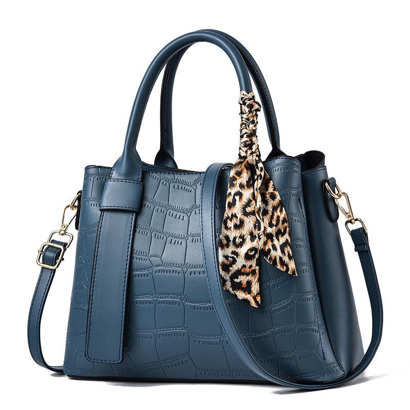 Stone Embossed Crossbody Bag Women's Satchel Purses
