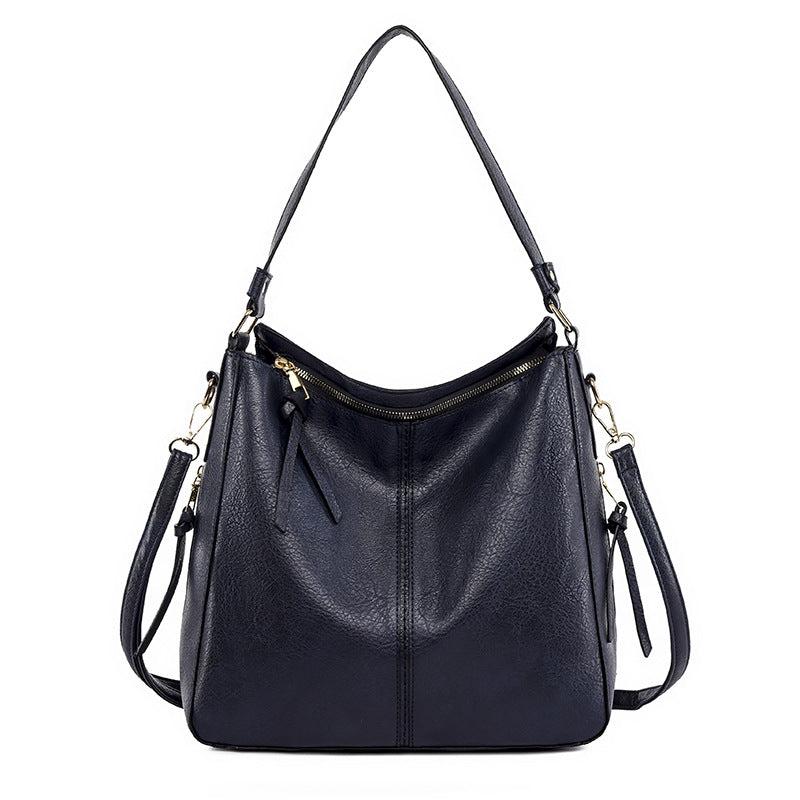 Minimalist Solid Hobo Bag Classic Shoulder Bag Women's Tote Bag