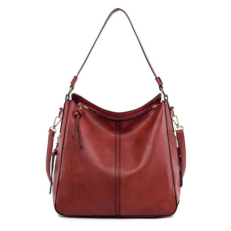 Minimalist Solid Hobo Bag Classic Shoulder Bag Women's Tote Bag
