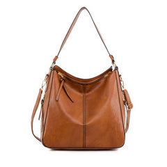 Minimalist Solid Hobo Bag Classic Shoulder Bag Women's Tote Bag