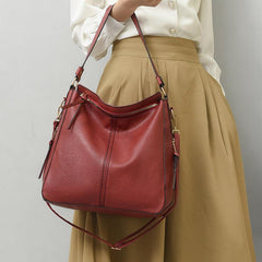 Minimalist Solid Hobo Bag Classic Shoulder Bag Women's Tote Bag