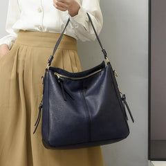 Minimalist Solid Hobo Bag Classic Shoulder Bag Women's Tote Bag