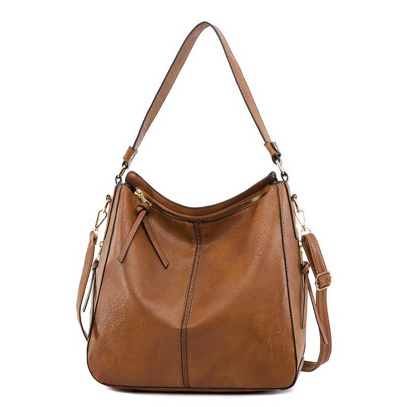 Minimalist Solid Hobo Bag Classic Shoulder Bag Women's Tote Bag