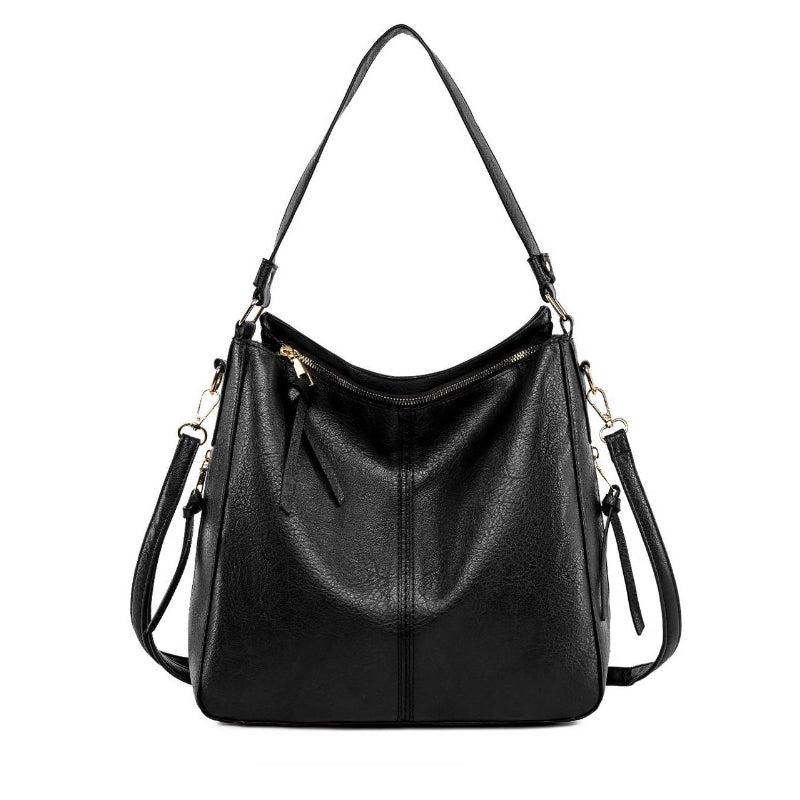 Minimalist Solid Hobo Bag Classic Shoulder Bag Women's Tote Bag