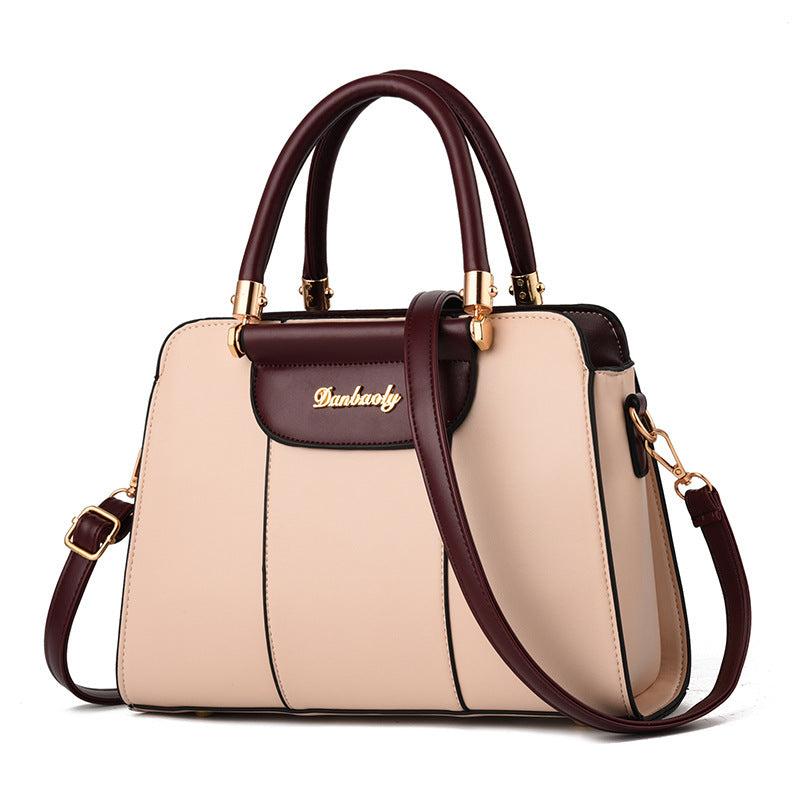 Women's Classic Tote Shoulder Bag Faux Leather Handbag