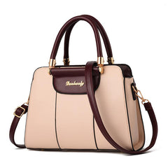Women's Classic Tote Shoulder Bag Faux Leather Handbag