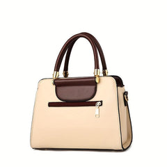 Women's Classic Tote Shoulder Bag Faux Leather Handbag