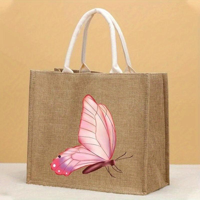 Summer Beach Tote Bag Reusable Grocery Shopping Bag Lightweight Storage Handbags