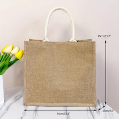 Summer Beach Tote Bag Reusable Grocery Shopping Bag Lightweight Storage Handbags