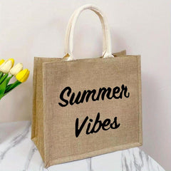 Summer Beach Tote Bag Reusable Grocery Shopping Bag Lightweight Storage Handbags