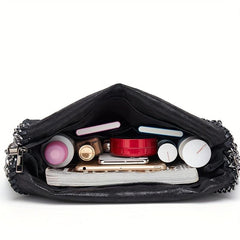 Women's Minimalist Shoulder Bag Large Capacity Handbag Chain Tote Bag