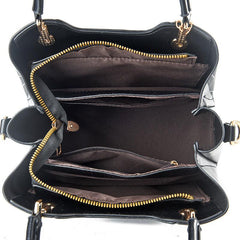 Wave Stripes Handbags Office Satchel Purse Crossbody Bag