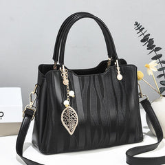 Wave Stripes Handbags Office Satchel Purse Crossbody Bag