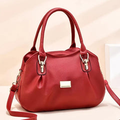 Women's Large Capacity Satchel Bag Faux Leather Shoulder Bag