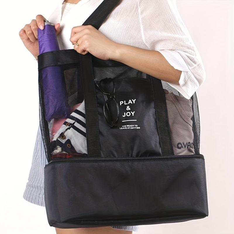 Versatile Storage Shoulder Bag Single Insulated Layer
