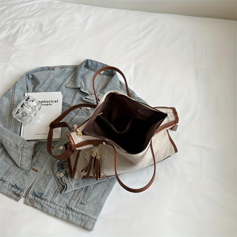Classic Canvas Handbag Large Tote Bag