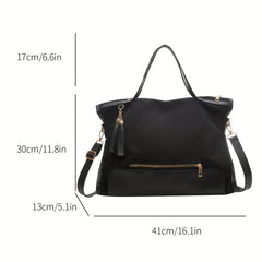 Classic Canvas Handbag Large Tote Bag