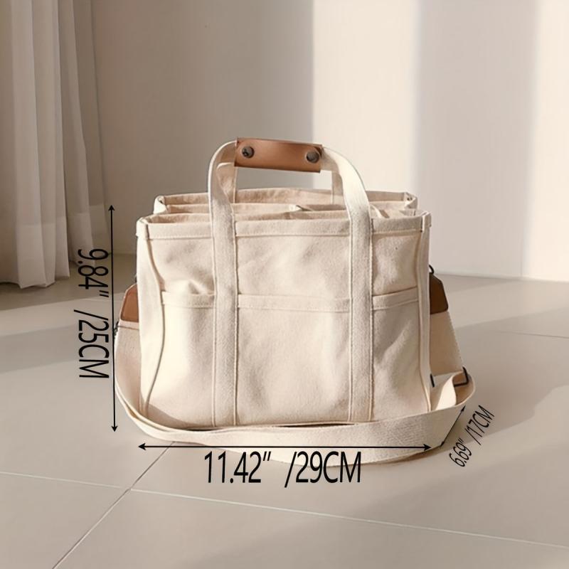 Lightweight Canvas Shoulder Bag