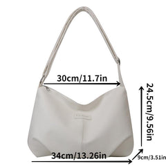 Classic PU Leather Hobo Bag Women's Shoulder Handbag