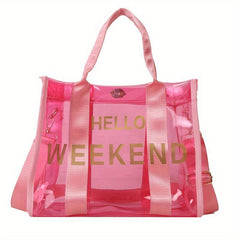 Large Capacity Beach Satchel Bag PVC Waterproof Lightweight Storage Bag