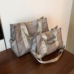 Large Canvas Tote Bag Lightweight Handbag Crossbody Bag For School