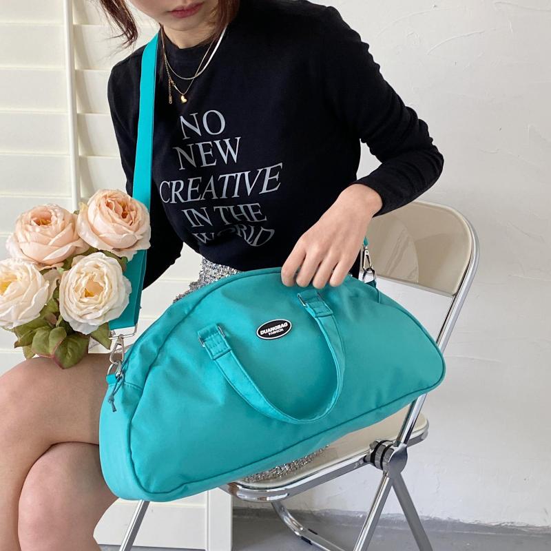 Large Capacity Crossbody Bag Nylon Zipper Shoulder Tote Bag