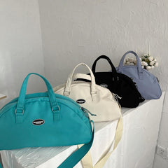 Large Capacity Crossbody Bag Nylon Zipper Shoulder Tote Bag