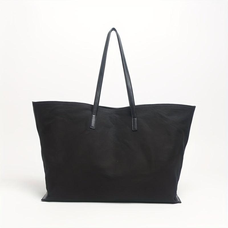 Large Capacity Canvas Tote Bag Lightweight Shoulder Bag
