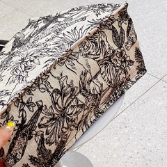 Vintage Embroidery Tote Bag Large Capacity Lightweight Handbags