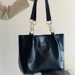 Large Capacity Women's Tote Bag with Fixed Straps